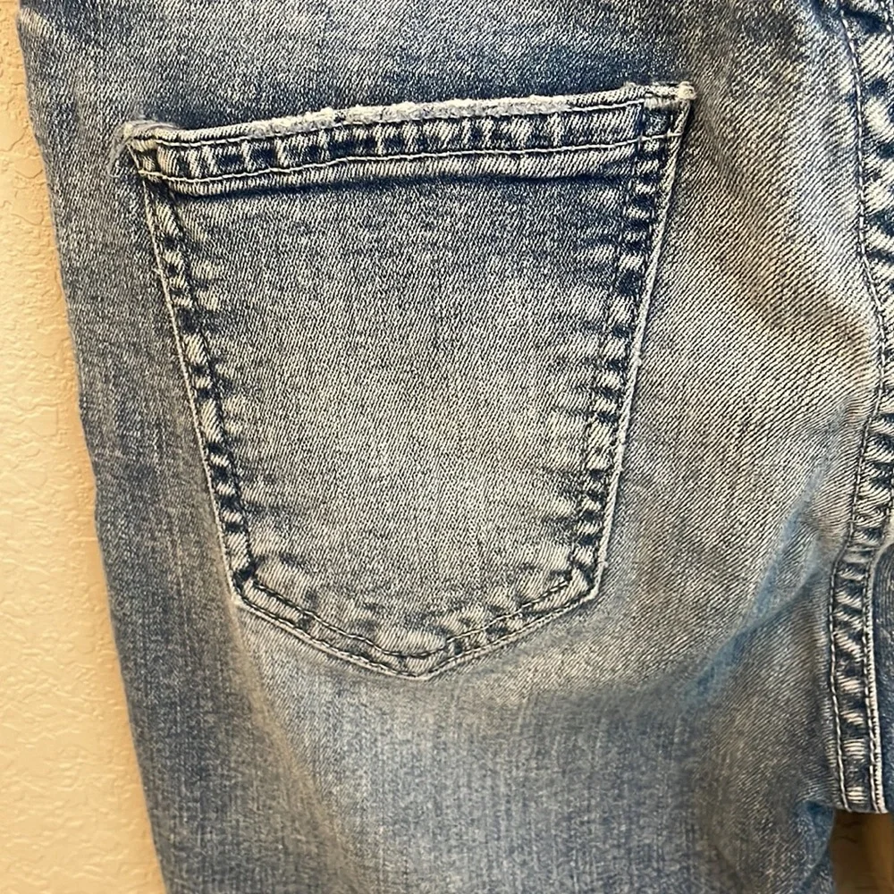 Current/Elliot Distressed Knee Skinny Jeans